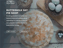 Tablet Screenshot of buttermilkskypie.com